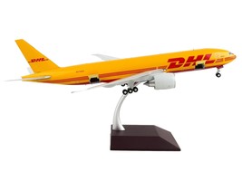 Boeing 777F Commercial Aircraft &quot;DHL&quot; Yellow &quot;Gemini 200 - Interactive&quot; Series  - £140.53 GBP