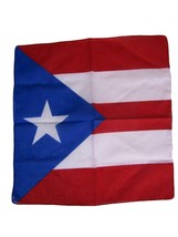 AES Wholesale Lot 12 (1 Dozen) 22&quot;x22&quot; Puerto Rico Rican Light Royal Blue Bandan - $23.44