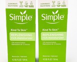 Simple Kind To Skin Replenishing Rich Moisturizer 4.2oz Lot of 2 - £16.66 GBP