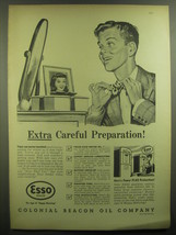 1946 Esso Colonial Beacon Oil Company Ad - Extra careful preparation - $18.49