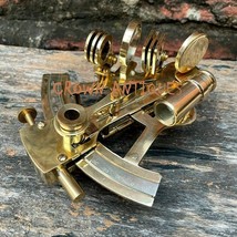 Nautical Collectible Antique Nautical Brass Sextant Working German Marine Gift - £23.67 GBP