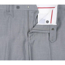 Men RENOIR suit Solid Two Button Business or Formal Slim Fit 202-2 Light gray image 9