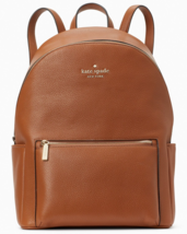 Kate Spade Leila Large Dome Backpack Brown Leather KA742 NWT $459 Retail FS - £130.18 GBP