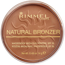 NEW Rimmel Natural Bronzers Kit Sunshine and Sun Bronze w/ Draizee Cosmetic Bag - $14.99
