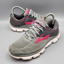 Brooks Anthem Running Shoes Womens Size 7 B 1202571B051 Gray Pink Sneakers - $11.64