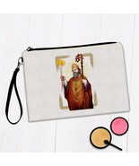 Saint Blaise : Gift Makeup Bag Catholic Religious Candles Arabesque Chri... - $219.20 MXN+