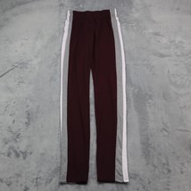 Rue 21 Pants Womens M Maroon High Rise Elastic Waist Track Activewear - £20.14 GBP