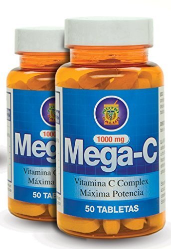 Primary image for Vitamina C de alta Potencia ( 1000mg ) Set de 2 frascos con Rosa Mosqueta