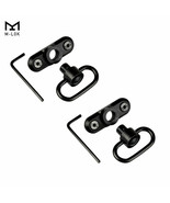 2 PCs M-LOK Heavy Duty QD Sling Mount Swivel Adapter W/ Quick Detach Pus... - $10.88