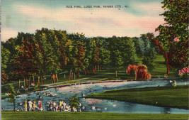 Duck Pond Loose Park Kansas City MO Postcard PC516 - £3.98 GBP