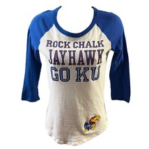 PINK Victoria’s Secret Collegiate Collection TShirt 5th &amp; Ocean XS Rock Chalk KU - $12.34