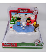 PEANUTS MUSICAL ICE SKATING RINK 45260/45262 CHRISTMAS SNOOPY - NEW IN BOX! - $39.98