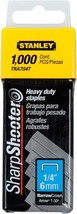 Stanley TRA704T 1/4&#39;&#39; Narrow Crown Staples (1000 ct Pack) - £4.07 GBP