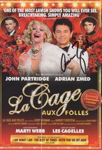 Adrian Zmed of Grease 2 Film Hand Signed Folded Theatre Flyer - £5.60 GBP