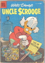 Walt Disney&#39;s Uncle Scrooge Comic Book #15 Dell Comics 1956 GOOD+ - $28.92