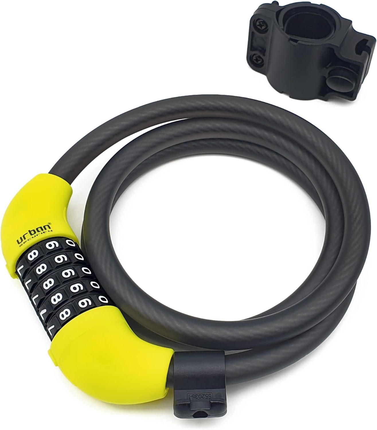 Urban Ur454M Cable Bike Lock Combination, Code 5 Digits Most Advanced, - $38.99