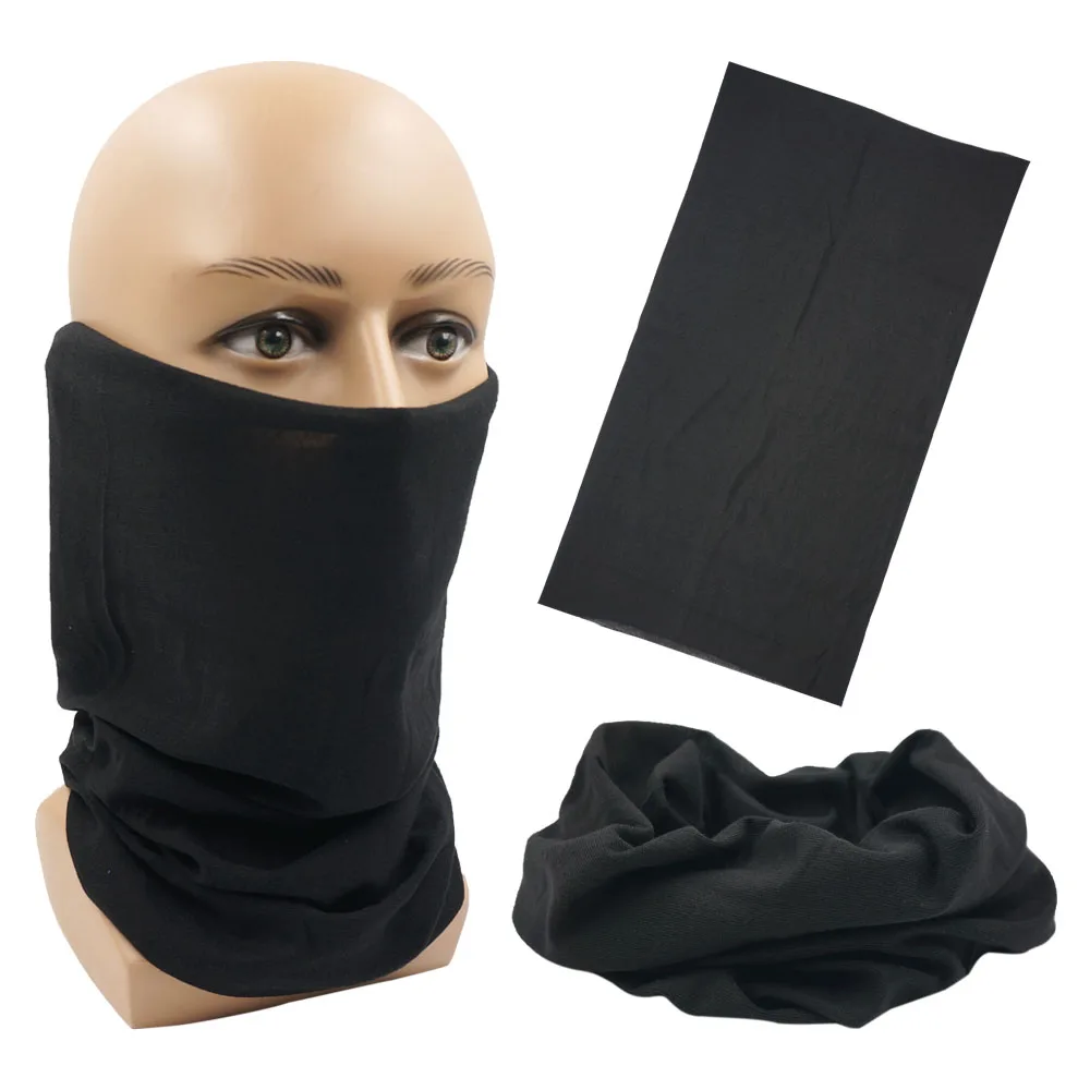 Sporting 25*50 Bandanas Dyeing Solid Color Cycling A Cover Scarf Outdoor Headban - £23.51 GBP