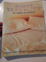 Human Sexuality in a World Of Diversity by Rathus TextBook 6th edition Book - £11.24 GBP