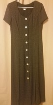 Cynthia Howie for Maggie Boutique Black with White Dots  Dress  Size 8  ... - £12.88 GBP
