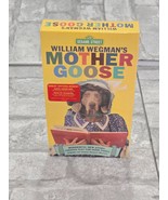 William Wegman&#39;s Mother Goose Sesame Street VHS 1997 CTW Very Rare Vinta... - $23.99