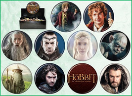 The Hobbit: An Unexpected Journey Metal Photo Button Assortment of 144 S... - £106.51 GBP