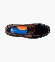 Nunn Bush Odin II Moc Toe Penny Loafer Shoes Black Multi 85154-009 image 4