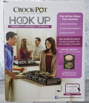 Crock-Pot Hook Up Double 1-qt Connectable Entertaining System NIB SCCPMD... - £91.99 GBP