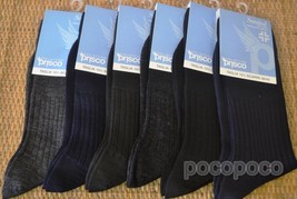6 Paia calzini sanitari corti da uomo costa larga in lana Prisco Sanital calze - £25.60 GBP