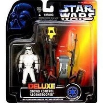 Star Wars Deluxe Crowd Control Stormtrooper 1996 Action Figure by Kenner NIB - £20.76 GBP