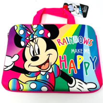 Minnie Mouse Girls Tech Case Laptop Tablet Bag 13&quot; Padded Tablet Case - £11.80 GBP