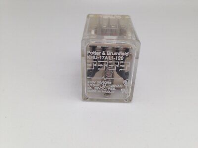 Potter &amp; Brumfield Relays KHU-17A11-120 Relay, 4PDT, 120VAC, 28VDC, 5Amp... - $6.50
