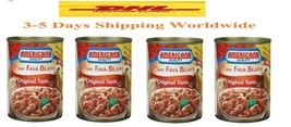 4 Cans Cooked Plain Fava Beans Egyptian Original Taste 3.5 Ib فول مدمس جاهز - $51.40