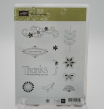 Stampin&#39; Up! For Everything Rubber Stamp Set 120459 - Complete Set of 11 - £7.66 GBP