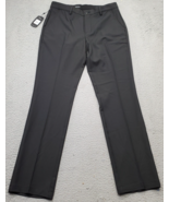 Greg Norman Golf Performance Pants Men&#39;s 32/32 Black Stretch Waist Slash... - $34.46