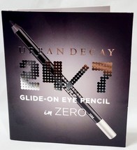 Urban Decay 24/7 ZERO BLACK Glide-On Eye Pencil Creamy Waterproof .03 oz... - $243.19 MXN