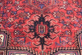 6&#39;8 x 9&#39;6 Vintage Caucasian Heris Animal Handmade Wool Area Rug Oriental 7 x 10 - £1,772.94 GBP