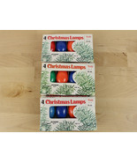 Vtg Outdoor C9 Christmas Light Replacement Bulbs Lot of 3 Boxes - £12.41 GBP