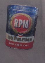 RPM Supreme Motor Oil Advertising Chevron &amp; Standard Eyeglass Cleaners - £11.73 GBP