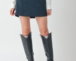 Sage The Label Finest Touch Overlapped Mini Skirt Midnight - $35.00