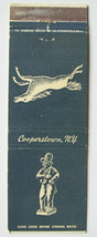 Cooperstown, NY - Matchbook Cover Folk Art &quot;Dancing Negro&quot; / Horse Weath... - £1.36 GBP