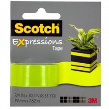 Scotch Lime Green Tape 3/4&#39;&#39; x 300&#39;&#39; - $6.11