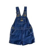 Vintage Oshkosh Bgosh Blue Denim Overall Size 7 Shorts Made in USA   - £40.67 GBP