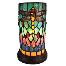 Amora Vintage Decorative Desk Lamps - 11? Tiffany Dragonfly Lamp - Small - £53.30 GBP