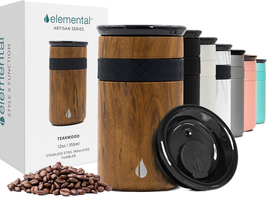 Artisan Insulated Tumbler, Triple Wall Coffee Travel Mug, Reusable St - $57.41