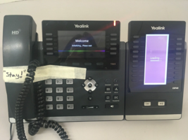 Yealink T46S Gigabit IP Phones AND EXP40  used - £122.02 GBP
