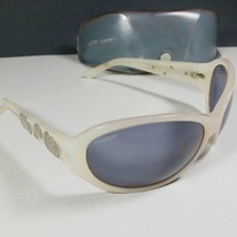 Miu Miu SMU 03E Floral Chunky Clear Oversized Y2K Sport Wrap Sunglasses w/Case - £71.10 GBP