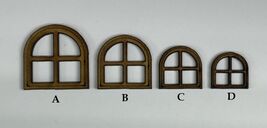 Windows x10 Terrain Building Bits 28mm Laser Cut MDF FAST SHIPPING US SE... - $2.99