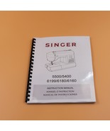 Singer 5500 5400 6199 6180 6160 Owners Instruction Manual 64 Pages With ... - £14.21 GBP