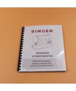 Singer 5500 5400 6199 6180 6160 Owners Instruction Manual 64 Pages With ... - $17.99