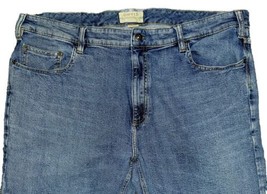ORVIS 5 FIVE POCKET 1856 Men&#39;s 42 X 32 Blue Jeans Denim Pants - £25.59 GBP